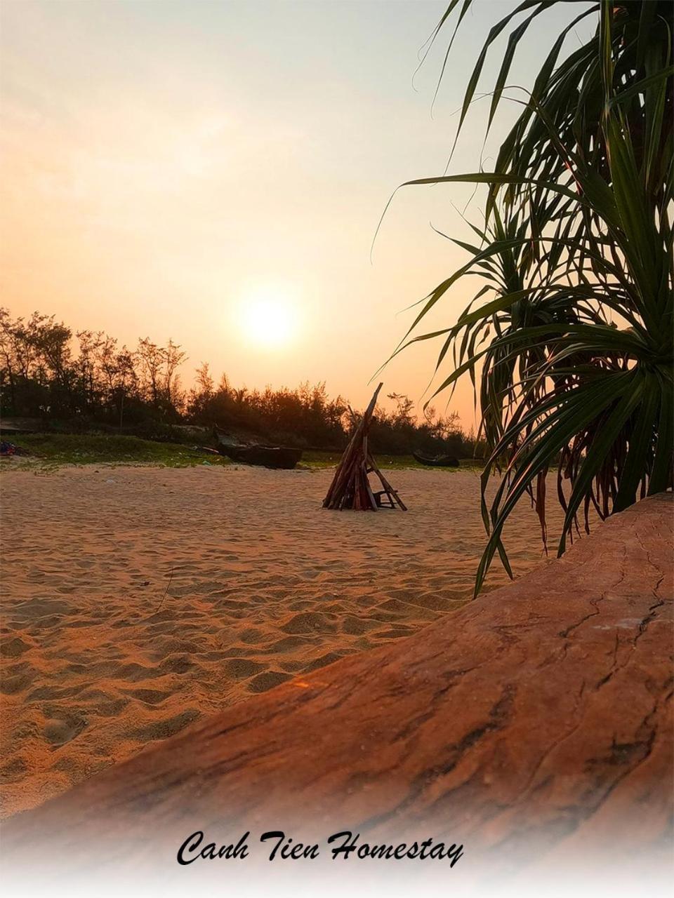 Canh Tien Homestay Tam Thanh Beach تام كا المظهر الخارجي الصورة